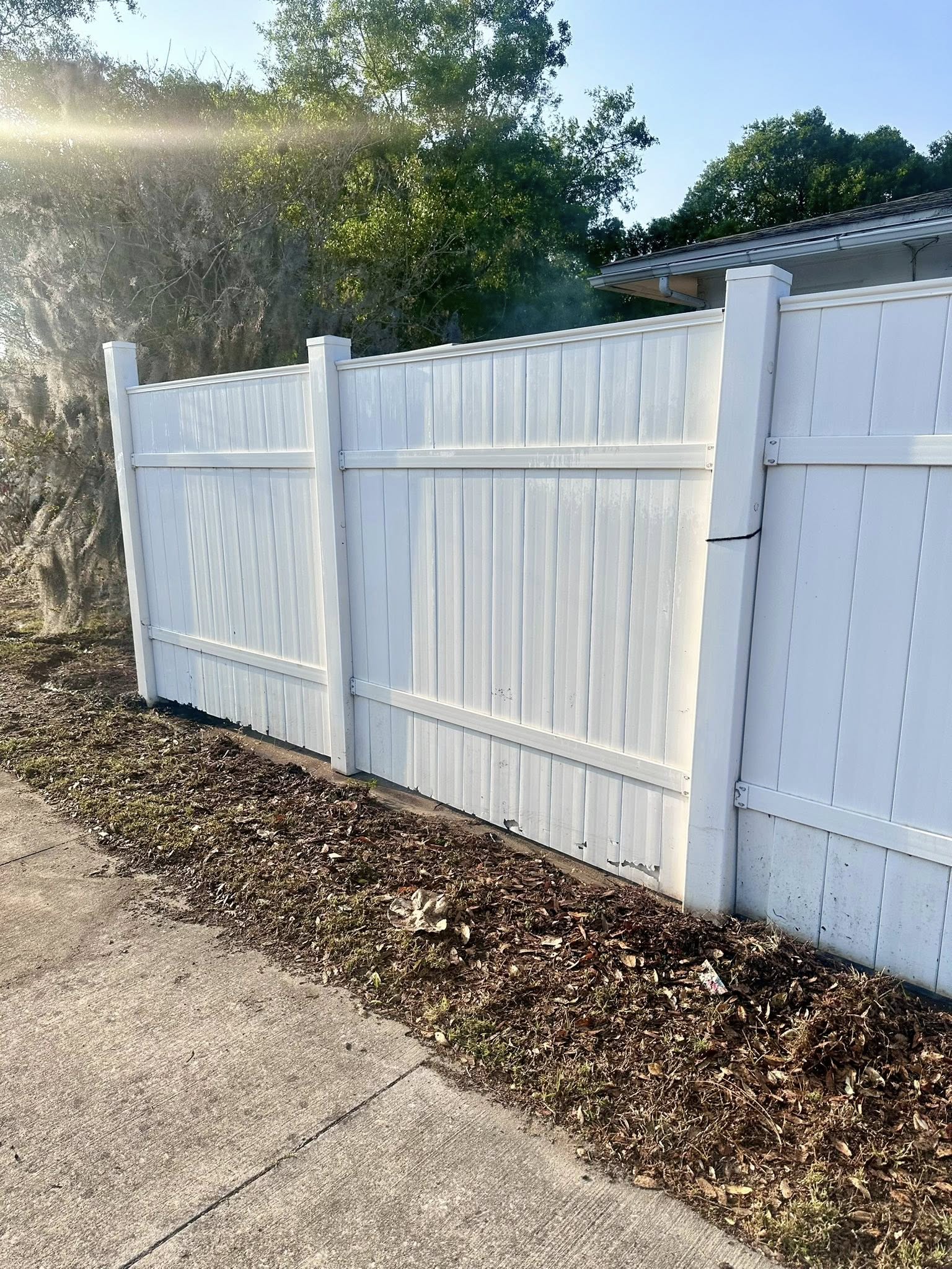 Fence Cleaning — After